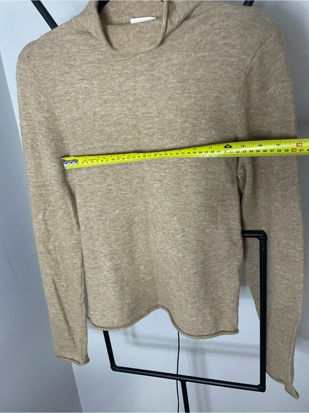 Wilfred Tan Mock Neck Long Sleeve Top - Picture 4 of 5